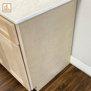 Gabinetes de Cocina de Madera Maciza Estilo Shaker Sin Acabado, Listos para Armar (RTA), con Superficie Completa, Bisagras de Madera Contrachapada, Correderas para Cajones - Product Image 2