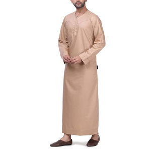 Thobe pour hommes, robe pour hommes, Jubbah, caftan de mode, vêtements islamiques pour la maison, service OEM, faible MOQ, meilleurs designs de Burqa, Jubbah - Product Image 2