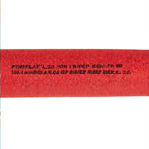 PYROFLAT L.20 Fire <b>Hose</b> 102.0mm ID and 106.4mm OD Rubber Pack Size 20 - Product Image 2
