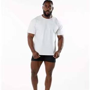 T-shirt en coton surdimensionné pour homme avec coupe ample-Parfait pour un usage quotidien décontracté et la mode Streetwear 2025 - Product Image 2