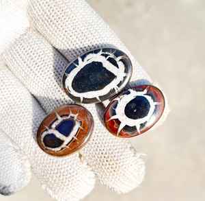 Black Septarian Hand Polished Unique Gemstone Lot For Jewelry Crafters - Product Image 2