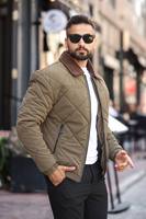 Veste parka en satin imperméable et écologique pour homme, style décontracté, hiver, séchage rapide, poches zippées, rembourrée, chaude, style tendance