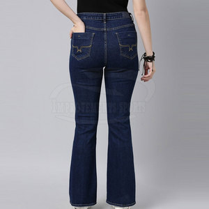 Pantalones Vaqueros de mujer a la moda servicio OEM pantalones vaqueros de mujer éxito de ventas pantalones vaqueros de mujer de alta calidad - Product Image 2