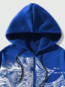 Sudadera con capucha de invierno pesada personalizada de alta calidad para hombres Impresión digital de moda para hombres y mujeres - Product Image 4