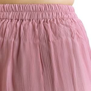 ผ้าไหมจอร์เจียต์สีชมพูอ่อนสำหรับงานแต่งงาน งานเลี้ยง งานรับรอง งานเทศกาล สั่งตัดตามแบบได้ ผ้าไหมไม่ยับ - Product Image 6