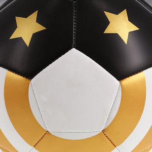Balón de fútbol Venta caliente Material de cuero Tamaño personalizado Alto servicio OEM Mejor pelota de fútbol tendencia Mejor diseño Precio económico - Product Image 2