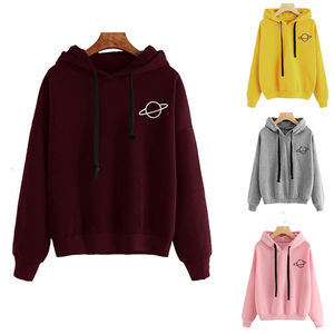 Haute qualité personnalisé femmes 1/4 Zip décontracté classique sweat Polyester à capuche tricoté solide motif pour l'hiver saison avant - Product Image 2