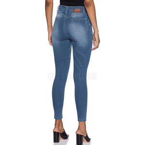 Fabricante profesional de fábrica Pantalones vaqueros para mujer Pantalones vaqueros transpirables para mujer al por mayor - Product Image 2