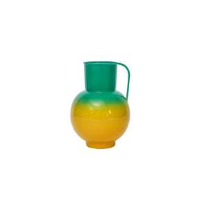 Vase à fleurs en fer ondulé créatif nordique, vase artisanal en métal dégradé de luxe, décoration esthétique de pièce, vase de table moderne, pot à fleurs - Product Image 2