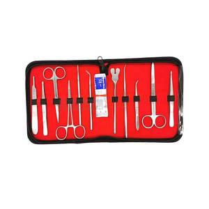 Kit de 10 Herramientas Quirúrgicas Veterinarias de Acero Inoxidable Alemán Reutilizables de Alta Calidad, Más Vendidas, para Estudiantes de Medicina, Sutura - Product Image 1