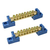 Interrupteur de scie circulaire bleu à piles, à tête carrée, avec touches terre/neutre, en laiton, taille personnalisable, support OEM