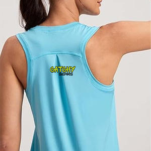 เสื้อโยคะมิดริฟคอกลมสำหรับผู้หญิงเสื้อออกกำลังกายแขนสั้นรัดรูปสำหรับผู้หญิงเสื้อออกกำลังกายซับเหงื่อสำหรับผู้หญิงน้ำหนักเบา - Product Image 2