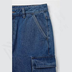 ผู้ผลิตกางเกงยีนส์เดนิมสีตามสั่ง ทรงปกติทันสมัย ระบายอากาศได้ดี กางเกงทรงตรงลำลอง ใส่ได้ทุกฤดู สตรีทแวร์ระดับพรีเมียม - Product Image 5