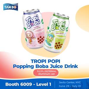 ODM OEM 330ml Boba Bubble Milk Tea Bebida de calidad premium con muestras de diseño sin sabor a Taro jazmín Matcha - Product Image 2