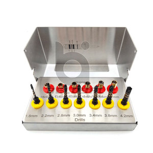 Forets d'implant en acier inoxydable de qualité supérieure avec bouchon pour implant dentaire forets d'implant avec ensemble de bouchons - Product Image 5