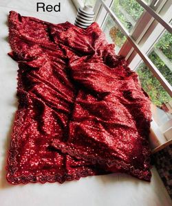 Bollywood Designer Saree Mirror Work Flower Design Soft <b>Silk</b> <b>Viscose</b> Rayon <b>Fabric</b> Digital Print Maroon Color Sari Blouse India - Product Image 4