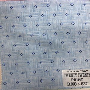 Poly Cotton Twentytwenty Print Fabric International Export Shirting & Dress Material - Product Image 1