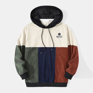 Sudaderas con capucha para hombre, ropa de invierno de algodón 100%, diseño personalizado de alta calidad de fábrica, venta al por mayor, cuello con capucha de patrón sólido - Product Image 1