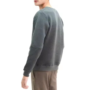 Sweat-shirt d'hiver pour hommes de haute qualité coupe ample 100% coton vente chaude sweat à capuche uni personnalisé technique lavée en gros - Product Image 2