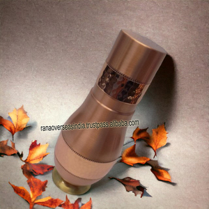 Botella de Agua de Cobre Puro de Alta Calidad, Diseño Martillado, Unisex, para Beneficios Ayurvédicos para la Salud - Product Image 4