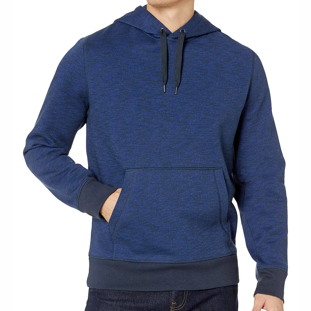 Grosir Pabrik hoodie polos logo kustom layanan OEM pullover kustom hoodie polos berpori untuk pria