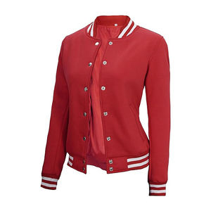 Veste universitaire d'hiver surdimensionnée unisexe pour femmes de style personnalisé de haute qualité avec tissu respirant en peau de mouton et logo personnalisé - Product Image 2