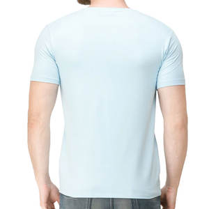 Nuevo diseño Casual de alta calidad hombres Sky Slim Fit camiseta para hombres Fitness mejor calidad microfibra para niños - Product Image 4