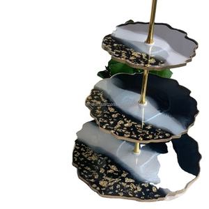 Vibrante soporte de exhibición de pasteles y postres multicolor, soporte moderno para cupcakes, Ideal para hoteles, fiestas, eventos y decoración del hogar - Product Image 1