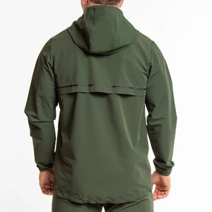 Waterproof Outdoor Sports Jacket with Custom Logo Stylish Windproof <b>Windbreaker</b> for Hiking & <b>Camping</b> Enthusiasts - Product Image 2