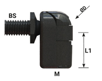 Mini Support de ressort à gaz 9mm fabriqué en turquie, 4 à 12 diamètre, Piston en acier inoxydable de haute qualité, noir