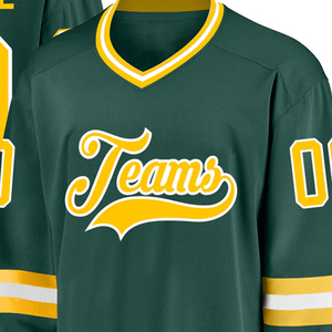 Maillot de hockey sur glace personnalisé à 100% avec manches longues, logo de marque et logo uni, maillot de hockey sur glace respirant de haute qualité - Product Image 4