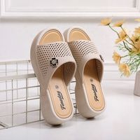 Femmes Designer été plage sandales glisser pantoufles en gros 2025 semelle souple antidérapant semelle épaisse chaussures pour femmes et dames