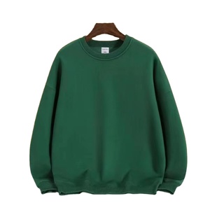 Sudadera de Felpa de Algodón Lisa al por Mayor para Hombre, Invierno - Logotipo Personalizado OEM, Cuello Redondo, Cálida, Informal, a la Moda, Pedido al por Mayor - Product Image 1