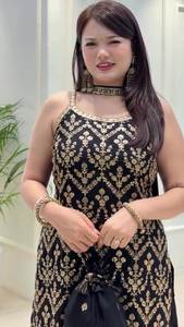 Ropa India y Pakistaní de la Mejor Calidad, Gharara Punjabi para Mujer, Salwar Kameez, Sexy, Elegante, Sin Arrugas, Protección Solar - Product Image 3