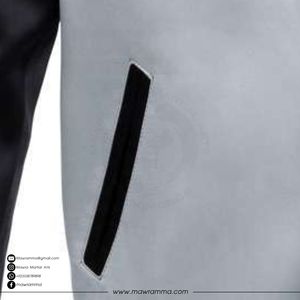 Veste bomber en satin personnalisée de haute qualité en gros, broderie OEM, logo imprimé, patchwork sur le devant, unisexe, streetwear de plein air - Product Image 3