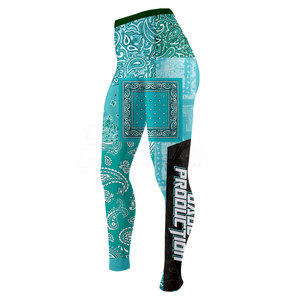 Mallas de yoga con cintura elástica de servicio OEM mallas de mujer fabricadas en Pakistán nuevo estilo mallas de mujer - Product Image 6