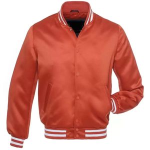 Chaqueta Bomber de Satén Premium Personalizada para Hombre, con Parches de Camuflaje en la Parte Delantera, Impermeable, Transpirable, de Lujo, Estilo Universitario - Product Image 1
