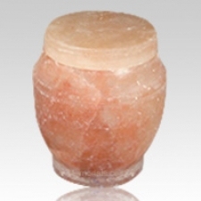Venta al por mayor de urnas de sal de roca del Himalaya biodegradables ecológicas, suministros funerarios de bajo costo en estilos europeos y americanos para adultos - Product Image 1
