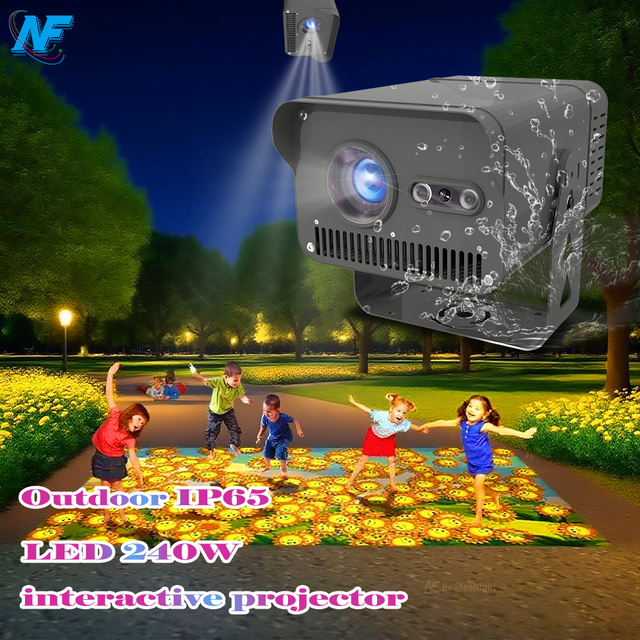 240W Outdoor Waterproof LED Interactive Projector HW1500K Stage Lights for Performances