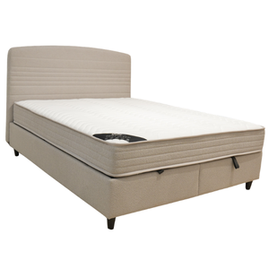 Cadre de lit avec tête de lit rembourrée en tissu, confortable, avec rangement, mécanisme de levage durable, personnalisable, B2B, écologique, pour le repos et le sommeil - Product Image 5