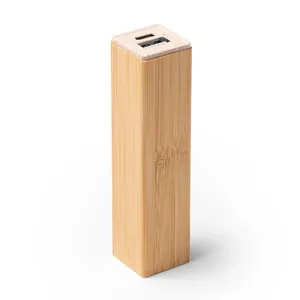 Power Bank Ecologico in Bambù Ademir, Gadget Promozionali - Product Image 1