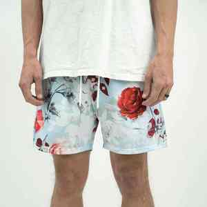 Personalizado DTF impreso hombres pantalones cortos elegante verano gimnasio desgaste transpirable tela vibrante diseño gráfico casual estilo de la calle inferior - Product Image 6