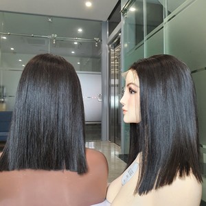 วิกผมดิบจากเวียดนามวิกผมสีธรรมชาติ14นิ้วแบบไม่พันกันไม่หลุดร่วง - Product Image 3