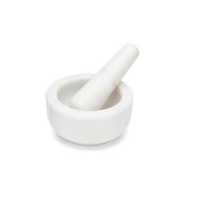 Excelente diseño de mármol Maja y mortero artículo para el hogar 100% Real Mármol Mortero y Maja para uso artesanal - Product Image 5