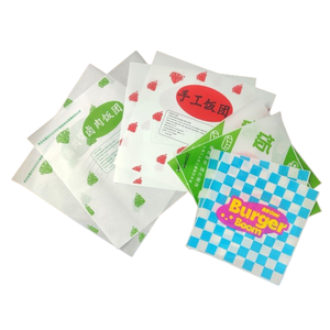 Papier enduit d'huile de silicone résistant à l'huile jetable personnalisé en masse d'usine rentable, papier d'emballage alimentaire - Product Image 1