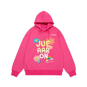 Fabricant de sweat à capuche imprimé bouffant personnalisé pour femmes sweat à capuche hip hop en coton lourd - Product Image 1