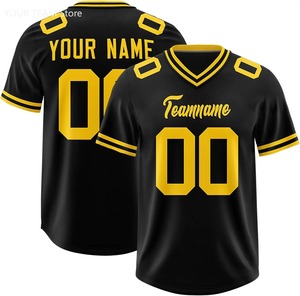 Maillot de football personnalisé, nom et numéro d'équipe cousus, chemise de sport, uniforme d'entraînement, 100% polyester, motif 3D - Product Image 5
