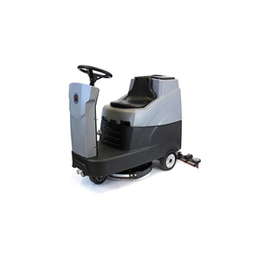 Machine de balayeuse de conduite de plancher de route équipement de balayage sec et d'eau balayeuse de route entièrement fermée - Product Image 2