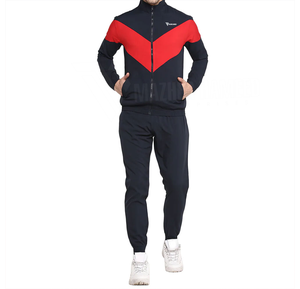 Chándales con logotipo personalizado al por mayor, ropa deportiva para hombre y mujer, conjunto para correr de dos piezas, precio de fábrica - Product Image 1