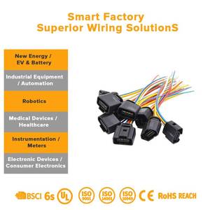Arnés de Cableado de 50 Metros con Conector ECU de 24V, 3 Pines, 5 Pines y 76 Pines para Aplicaciones de Sistemas de Control PLC y Servoaccionamientos Industriales - Product Image 3
